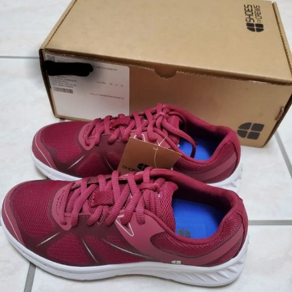 Shoes For Crews Vitality II Sneakers - Maroon 5.5 - Picture 2 of 6